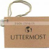 Wholesale Paper Cardboard Hang Tag for Swimwear Full Color Printing T-shirt Hang Tags