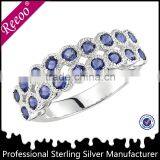 Maori Design Ring, Solid Silver cz Ring thumbnail-1