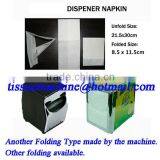 2lines Output Automatic High Speed Printing Low Fold Dispenser Napkin Machine thumbnail-2