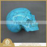 Blue Man-made Turquoise Human Skull Good for Home Decoration thumbnail-1