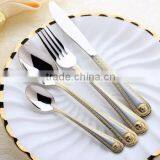 89pcs Stainless Steel Gold Plated Cutlery for Turkey Iran Market thumbnail-5