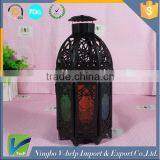 New Arrival Fashion Iron Candlestick European-Mediterranean Castle Lantern Wedding Gifts Hot Sale thumbnail-2