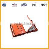 Cheap Multilayer Leather Notebook Cover File Folder Cover Document Cover With Card Holder