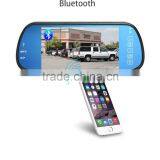 High digital universal 7.0" bluetooth rearview mirror with reverse camera
