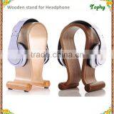Wooden Headphone Display Stand For Headset Holder, High Quality Headset Display Holder Stand Wooden Headphone Stand thumbnail-5