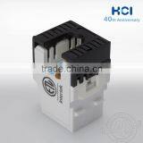 Network Solution RJ45 Super Cat6 UL 180 Degree Unshielded UTP Modular Keystone Jack thumbnail-4