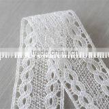 Factory Wholesale High Quality White 3cm Polyester Yarn Lace for Sale thumbnail-4