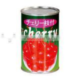 2014 Canned cherry cherries in syrup fruit vegetable for Russia