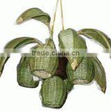 Rattan Hanging Lamp-Green