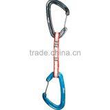 CE EN 12275 Aluminum Wire Carabiner Quickdraw Quicklink for Rock Climbing/ Rescue Safety thumbnail-3
