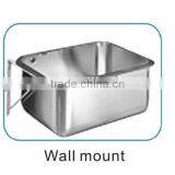 Industrial Kitchen Sink, 450x450x300, Flat Rim, Deep Press thumbnail-2