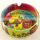 San Francisco Ashtray Neon Rainbow 4 Inch Ceramic thumbnail-2