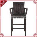 Outdoor Bar and Lounge Furniture Wickerwork Armrest Bar Stools China thumbnail-3