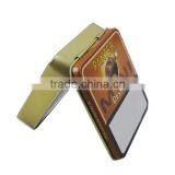 Custom Hinge Metal Tin Box thumbnail-1