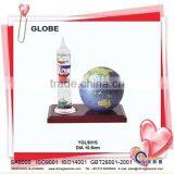 Plastic Deskpot Globe With Wood Base YGL901S thumbnail-1