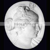 An Antique Neoclassical Sculpture Rondo Relief of Venus in Profile thumbnail-1