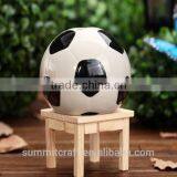 Funny Design Soccer Ball Box Mini Ceramic Money Box thumbnail-3
