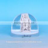 High Quality Resin Castle Souvenir Plastic Snowball thumbnail-1