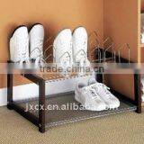HW1306 9-Pair Shoe Rack With Bottom Shelf