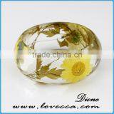 Wholesale Elegant Hand-made Resin Jewelry Real Flowers Bracelet thumbnail-3