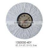 Sandsone and Resin Material Round Wall Digit Clocks for Home Decor thumbnail-1