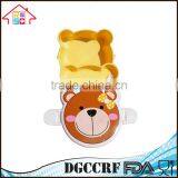 NBRSC Lunch/Bento Box Bear Double Layer Lovely Cartoon Plastic Food Conainer Lunch Box thumbnail-3