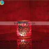Wedding Pink Handing Mosaic Glass Candle Votives thumbnail-5