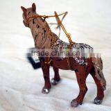 Resin Mini Horse Statue for Home Decor thumbnail-3