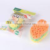 Eco-friendly Exfoliating Bath Ball Three-color Oval Algae Bath Sponge thumbnail-1