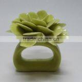 Porcelain Flower Napkin Rings thumbnail-2