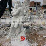 Large Marble Lover Angel Statues for Sale thumbnail-3