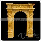 Home Decor Stone Carved Marble Sculpture Door