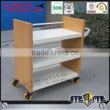 Library Equipment Furniture Double Side Metal Display Ladder thumbnail-5
