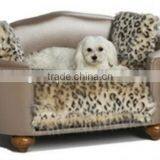 Hollywood Leopard VOGUE Pet Bed /Leopard Print Luxurious and Warm Pet Furniture-BG800005 thumbnail-1