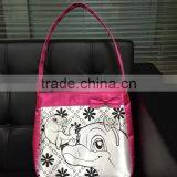Animation Style DIY Schoolbag Graffiti Bag Children Clutch Wallet Hand Bags thumbnail-3