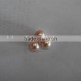 No Hole 4-5mm Pink Round Freshwater Pearls thumbnail-1