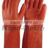 NMSAFETY Red PVC Glove Triple Dipping Chemical Resistance Oil Resistant Gloves /wroking Gloves thumbnail-1