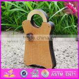 2016 New Product Kids Wooden Lock Toy, Top Fashion Children Wooden Lock Toy W02A168 thumbnail-4