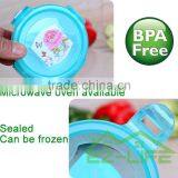 BPA Free Microwavable Refrigerator Round Plastic Food Storage Container With Lids thumbnail-2