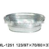 Galvanized Tin Bucket thumbnail-1