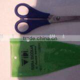Plastic School Scissors, Safty Student Scissors With PVC Bag thumbnail-1