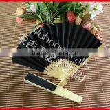 Popular Double Sides Paper Bamboo Hand Fan thumbnail-2