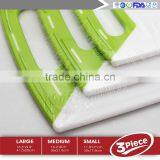 3 Piece Chopping Board Plastic Cutting Board Set With Non-Slip Feet and Deep Drip Juice Groove -Dishwasher Safe -Decorated Your thumbnail-4