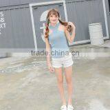 Wholesale Women Tank Tops Sexy Unique T-shirt Vest New Design Girls Sexy Tops thumbnail-3