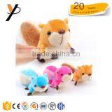 High Quality 8cm Squirrel Backpack Hanging Toys Keychain for Kids Promotion thumbnail-1
