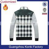 2015 Fleece Onesie Jumpsuit Men's Plaid Hoodie thumbnail-2