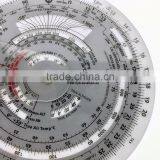 CYA Brand Plastic Round Flight Calculation Wheel Aviation Plotter for Pilot Training One Pcs per Leather Bag Packing #E6B-Circ thumbnail-4