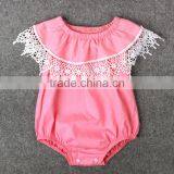 2017 Newborn Toddler Infant One-piece Jumpsuit Bodysuit Lace Romper Outfit thumbnail-3