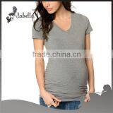 Short Sleeves Pregnent t Shirts - Maternal Shirt - Breastfeeding Baby Wear - Short Sleeves Maternity t Shirt - Maternity Clothes thumbnail-1