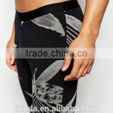 Men Full Floral Pattern Printed Loungewear Leggings Custom thumbnail-3